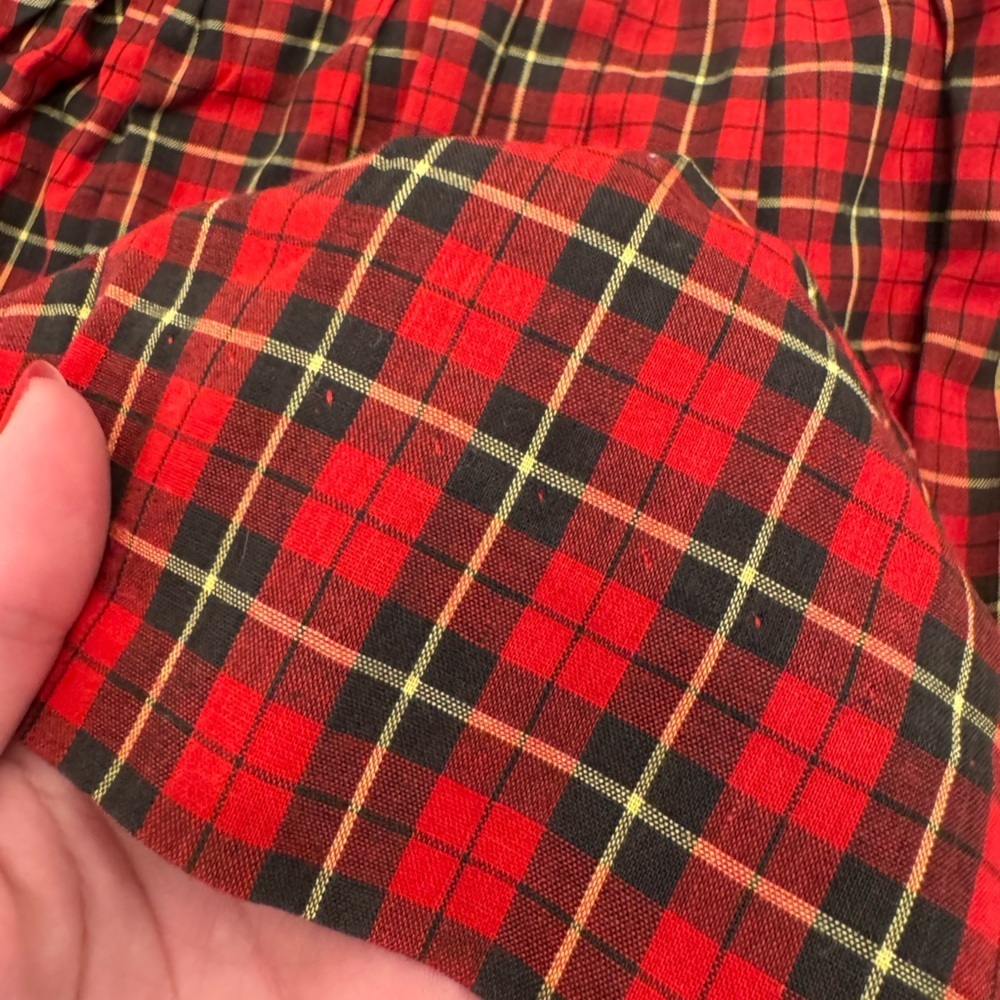 Silly Goose Handsmocked Plaid Duck Girl’s Toddler Dress Autumn Smocked - Picture 5 of 9